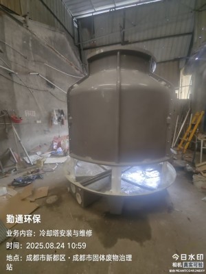 成都保温材料厂80t高温型冷却塔