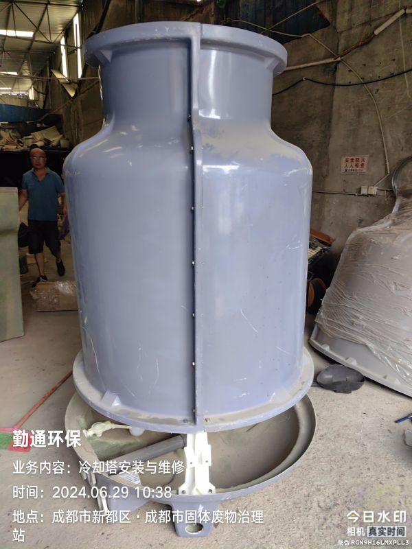 20T玻璃钢冷却塔工程案例