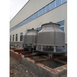 自贡江油两台60T圆形冷却塔自贡工程案例