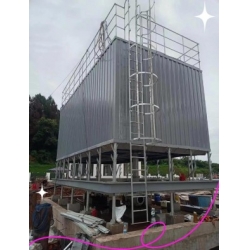 方形逆流式玻璃冷却塔