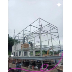 方形逆流式玻璃冷却塔