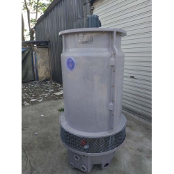 西藏德昌芒康10T圆形逆流冷却塔发货工程案例,订购单位:芒康京藏联合科技有限公司