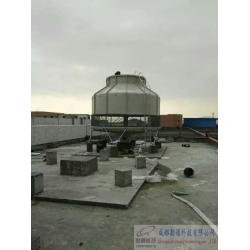 四川德阳广汉60T圆形冷却塔工程案例