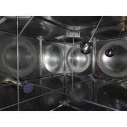 四川双流18立方304不锈钢水箱安装现场